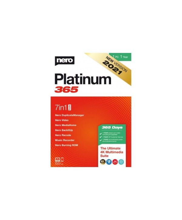 Nero Platinum 365 1 Jahr / 1 PC Key EUROPE